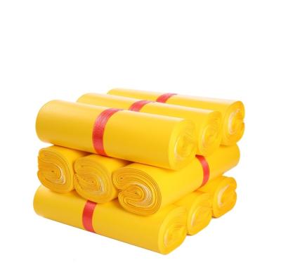 China Yellow Brand New Waterproof Tearproof Packing Mailing R Mail Messenger Bags Colored Packing Express Bag Eco Pack Delivery Poly Mailer Bag for sale