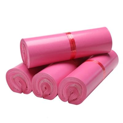 China High Quality Self Adhesive Pink Plastic Delivery Package Mailing Bags Courier Packing Bags Shipping Envelope Custom Logo For Clothes for sale