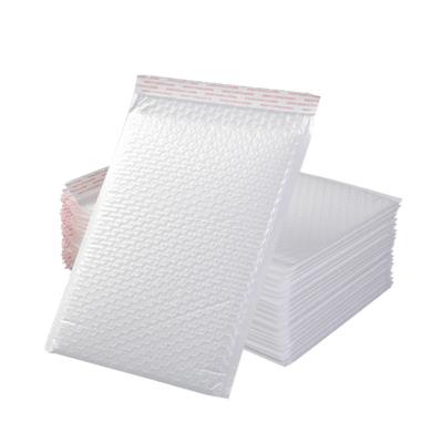 China Pearlized Strong Adhesive Custom Padded Bubble Envelope Glossy Pearlized Padded Air Mail Mailer Envelope Pluriball White Bubble Bag for sale