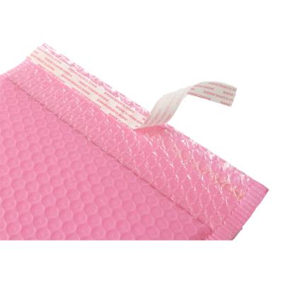 China Strong Adhesive Recycled Plastic Stocked High Quality Envelope Packaging Pink Bubble Poly Mailing Envelope Mailing Envelope Wholesale Mailing Bag Mailer Pink Factory for sale