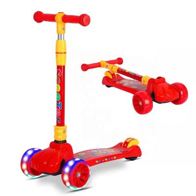 China BABYLAND FACTROY CHILD SCTOOER CHILD SCOOTER DIRECT CHEAP FOLDING LIGHTNING BUTTON BEST ROLL SCOOTER for sale