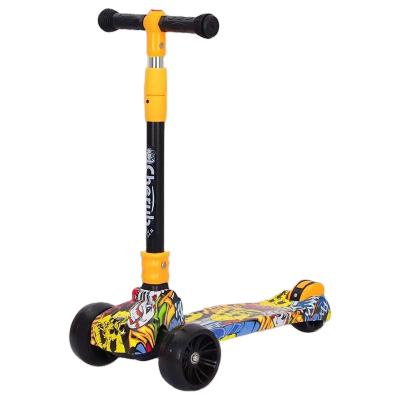 China 3 Wheel Scooter Babyland 2022 Colorful Fashion Gift Item Kids Kick Scooter With 3 Flashing Wheels for sale