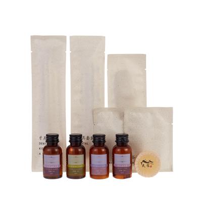 China Exquisite Disposable Eco-Friendly Disposable Five-Star Organic Hotel Room Amenities Hotel Toiletries Luxury Set for sale