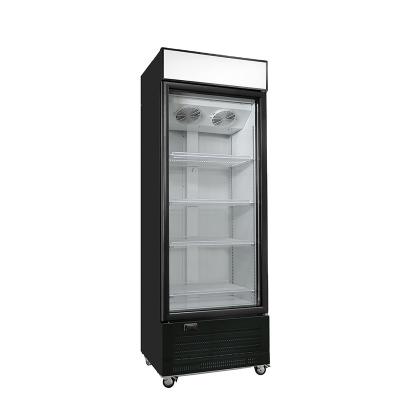 China Commercial Upright Single-Temperature 1-Door 522L Beverage Display Cooler for sale