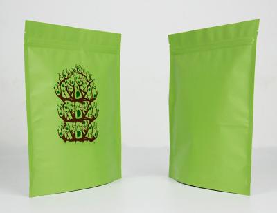 China Printed Handmade Easy Tear Self Sealing Paper Bag Zipper Self-Sufficient Paper Bag for sale