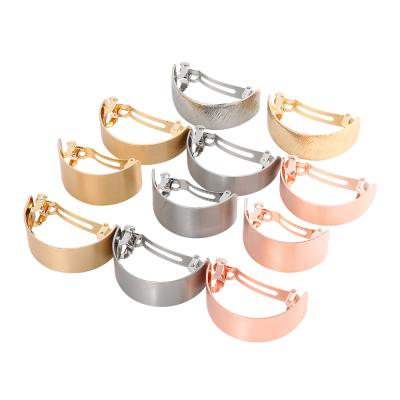 China Metal Safe Korean Simple Hair Clips For Women Hairpin Headwear Hair Barrette Ponytail Holder Girls Hair Accessories for sale