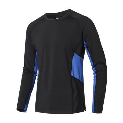 China Breathable Casual Topround Neck Long Sleeve Sports Men's Casual Pullover Men's T-Shirt for sale