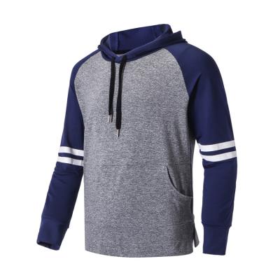 China Soft Men's Casual Pullover Hooded Men's Hoodies Gym Anti-Shrink Sportswear Fitness Sweatshirt for sale