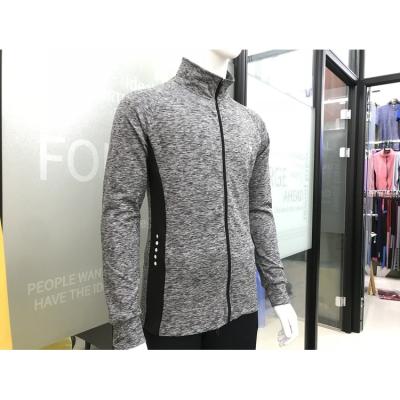 China Gym Wear Best Selling Mens Full Zipper Gym Sportswear Jogging Breathable Slim Top for sale