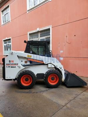 China Bobcat Wofor S16 Second Hand Skid Steer Loaders Breakout Force 1465Kg for sale