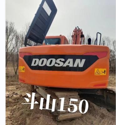 China DX150 Used Doosan Excavator 14100kg Weight Powerful With 0.58m3 Bucket for sale