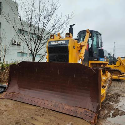 China Starke Leistung SHANTUI SD32 Gebrauchtes Crawler Bulldozer WP12 Motor für die Räumung von Land zu verkaufen