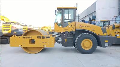 China 26 Tons Second Hand SDLG RS8260 Diesel Road Roller With 147Kw Powerful Engine for sale