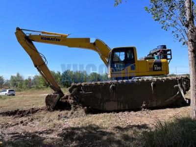 China Komatsu PC220 Amphibious Mini Hydraulic Excavator With Compact Structure for sale