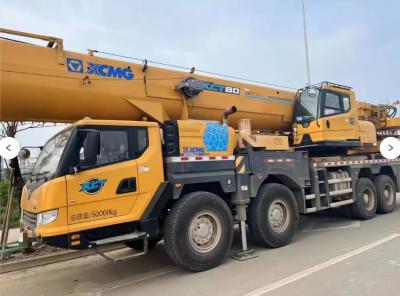 China XCMG XCT80 Used Truck Crane Lifting Capacity 80T With Wide Operating Range for sale