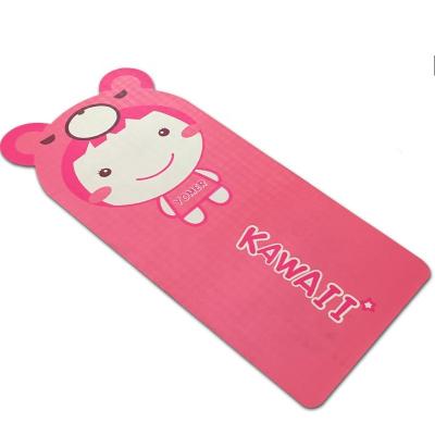 China Mats Eco Friendly Custom Non-slip Pvc 6mm Exercise Pilates Non Slip Reasonable Price Bag Strap Set Adults Kids Yoga Mat for sale