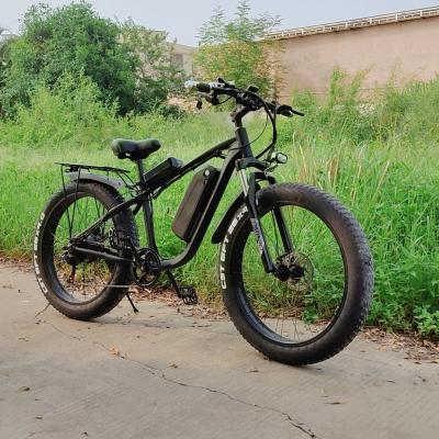 China Tire Ebike 1000w 26Inch Fat Full Aluminum Alloy Fast Electric Bike Suspension for sale