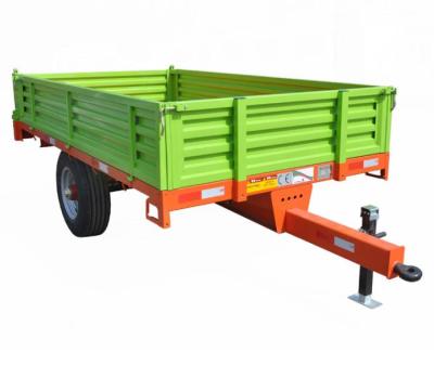 China Cultivate 2 Or 3 Ton Tractor Trailer / Dump Trailer / 2 Axle Car Carrier Trailer for sale