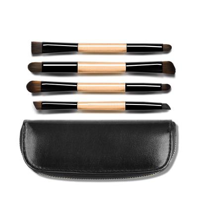 China Angular Blush Makeup Brush Set 4Pcs Makeup Brush Make Up Brush Kit With Private Label for sale