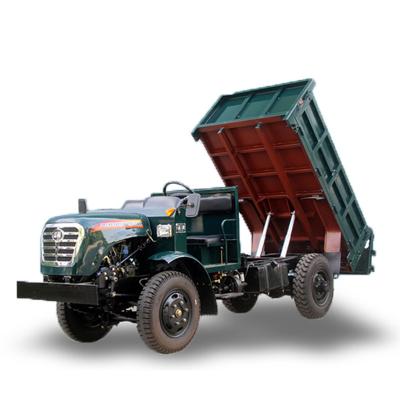 China Farm Tractor HL134K Huili Brand 4wd Tipper Truck With No Roof Agricultural Dump Truck for sale