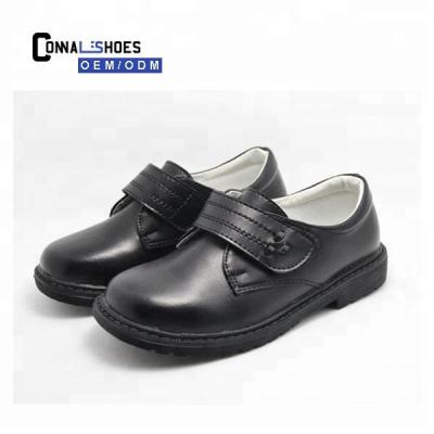 China Connal China Boys Kids School Breathable Genuine Leather Custom Shoes for sale