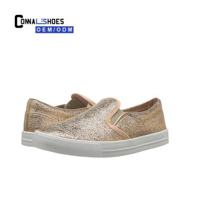 China Fashion\Connal Comfortable Best Selling Fashion Glitter Breathable Thick Sole Custom Your Own Brand Girls Sneakers Shoes for sale