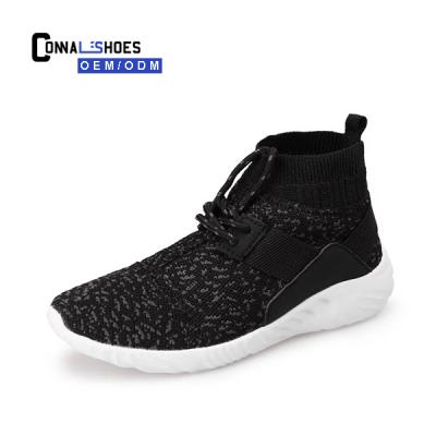 China Fashion\Comfortable\Durable\Breathable\Lighted Flyknit Air Sport Casual Shoes Connal Latest Design Unique Soft Warm Goods Style Kids for sale