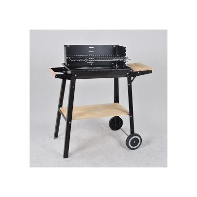 China Easily Assembled Made in China Wholesale Outdoor Camping Black Stainless Steel Charcoal Grill for sale