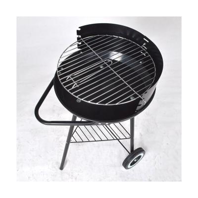 China Easily Assembled Factory Outlet Affordable BBQ Grill with Storage Rack Home 18 inch round Simple BBQ grill for sale