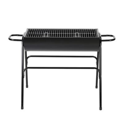 China Half Barrel Charcoal Barrel Grill Adjustable Drum Waist Drum BBQ Charcoal BBQ Grill for sale