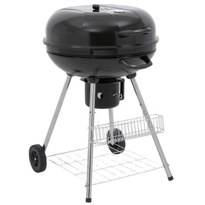 China 2022 Height Adjustable New Product BBQ Kettle Barbecue Charcoal Grill With Hinge And Heater Rack for sale