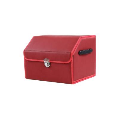 China Foldable Car Trunk Lock Storage Organizer With Lid Wholesale Price Size Color Can Be Customized Storage Box for sale