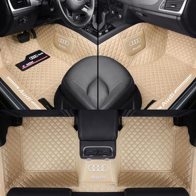 China High Quality Universal Luxury Car Floor Mat Set Classic Fit Full Set Front Rear Pvc Car Mat for sale