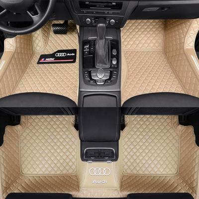 China Luxury Chinese Manufacturer Cars Anti Slip Floor Mats Leather Carpet For Car for sale