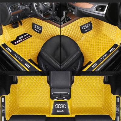 China Luxury Customizable Car Floor Mats Waterproof Custom Shapes Special For Car Mats for sale