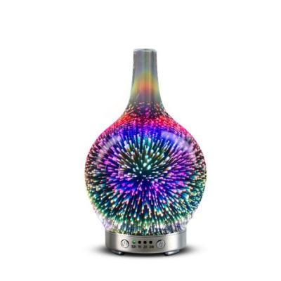 China 50% Discount Hotel 3d Glass Aroma Diffuser Home Appliances Firework Humidifier Aromatherapy Diffuser Perfume for sale