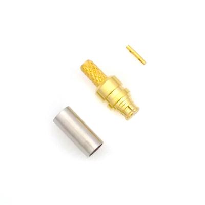 China 50Î © High frequency coaxial connector SMP female L type RG316R RG178 RG174 quality rf copper welding mating cable SMP-KWB2 for sale