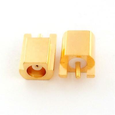 China High Performance RF Communication Connector MCX-KEF Solder Plate SMD PCB Fix MMCX-KE Female Earphone Jack for sale