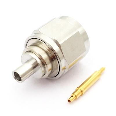 China 50Î © Tri Coaxial Male RF Connector N N-JB3 N.B Plating J3 Welding Mating Alloy RG402 SFX/SFT-141 SXE 10GHZ 16GHZ 18GHZ. - for sale