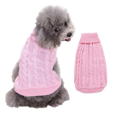 China Cat Sweater Turtleneck Knitted Sleeveless stocked Cat Clothes Warm Winter Kitten clothes outfits dog thermal sweater for sale