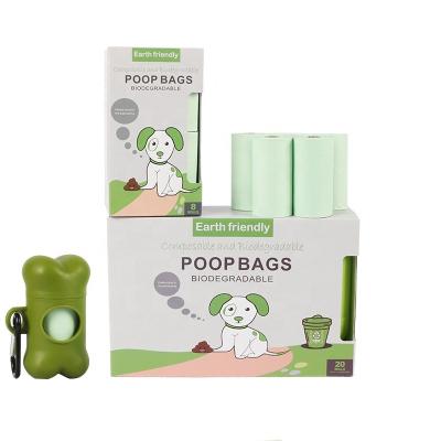 China Stored Eco-friendly Cornstarch Dog Waste Poop Bags Biodegradable Pet Dispenser Waste Bag Dog Pet Waste Poop Bags for sale