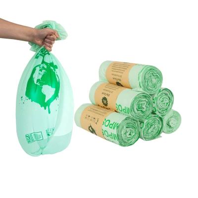 China Stored Biodegradable Dog Poop Bags Leak Proof Pet Waste Bag Cornstarch Waste Bags for sale