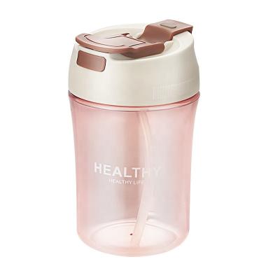 China 480ML Outdoor Plastic Transparent Single Wall Sports Water Bottle Stored Plastic Shaker Bottles With Lock Eco-friendly for sale