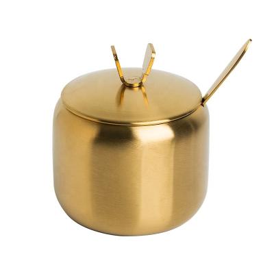 China Stainless Steel Outdoor Seasoning Seasoning Seasoning Pot Household Salt Pot Barbecue Seasoning Seasoning Pot for sale