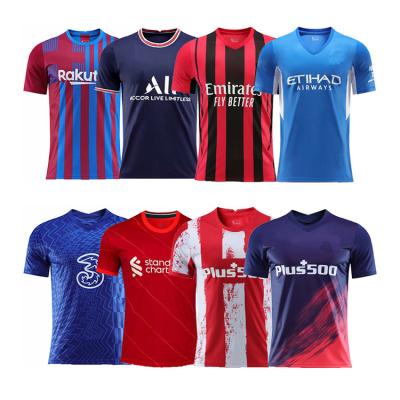 China Shirts & Main manufacture wholesale new 21-22 season sublimation printing custom thai quality football shirts soccer jersey for sale