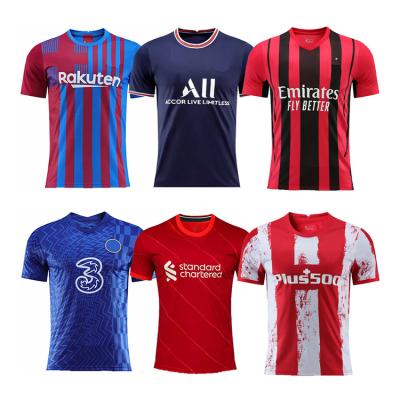 China Shirts & Tops Wholesale New 21-22 Season Top In Current Grade Thailand Quality Customized Top Soccer Jersey With Cheap Price for sale