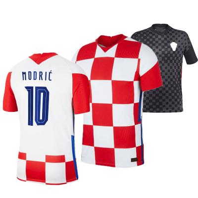 China Shirts & Team United Football Shirt Real Euro2020 CROATIA Quality Soccer Jersey Thailand National Soccer Jersey Tops for sale