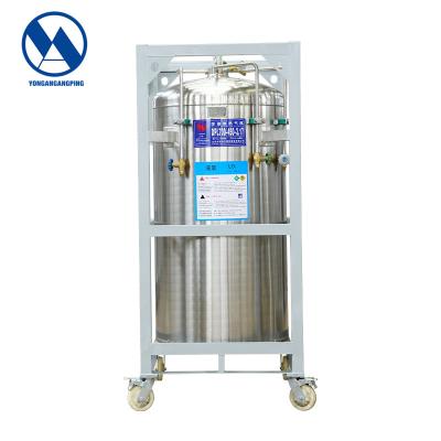 China Industrial Top Sale 410L/450L/500L Cryogenic Gas Cylinder For Liquid Argon Liquid Oxyge Liquid for sale