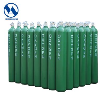 China Factory Price 40L 50L 150Bar 200 Bar Hospital Industrial Breathable Oxygen Cylinder For Hospital Medical Use for sale