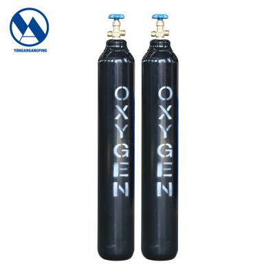 China Indonesia Hospital Industrial Oxygen Cylinder Sizes 40L/50L 200Bar Medical Oxygen Cylinder Tank Tabung Oksigen for sale